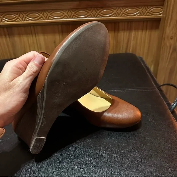 Camel wedge heels size 9 - Picture 5 of 7